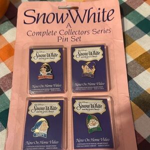 Disney Snow White Collector's Pin Set - Purple and Pink